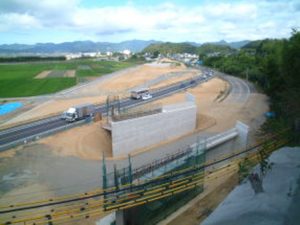 厚狭・埴生バイパス松屋地区改良工事