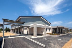 西岐波中学校屋内運動場改築(建築主体)工事