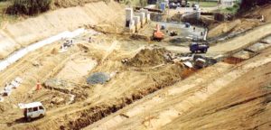 宇部下請川調整池工事