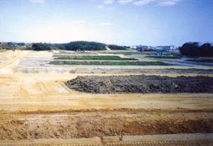 阿知須中地区区画整理工事