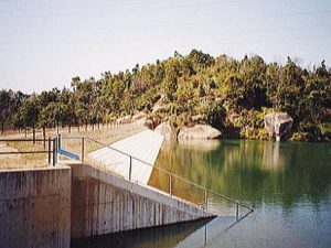 ため池等整備事業馬の背上地区　平成10年度提体工事