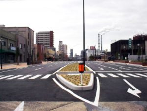 平成21年度宇部新川駅沖ノ山線道路改築工事