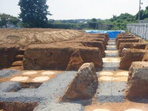 西岐波小学校屋内運動場改築(柱状改良)工事