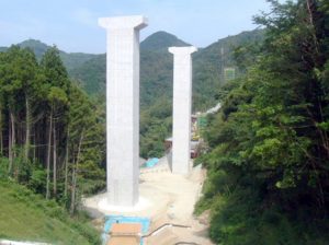 萩・三隅道路　玉江橋下部その3工事