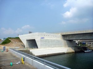 下関北バイパス武久川橋下部工事