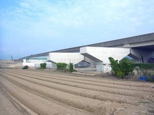 小月バイパス木屋川橋下部工事