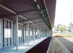 宇部カントリークラブ東コース練習場上屋設置工事