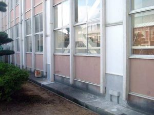 楠中学校管理・普通・特別教室耐震改修工事