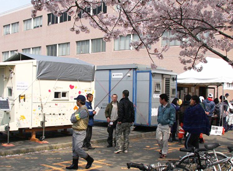 防災支援ハウス使用状況