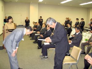 山口県リサイクル認定証授与式